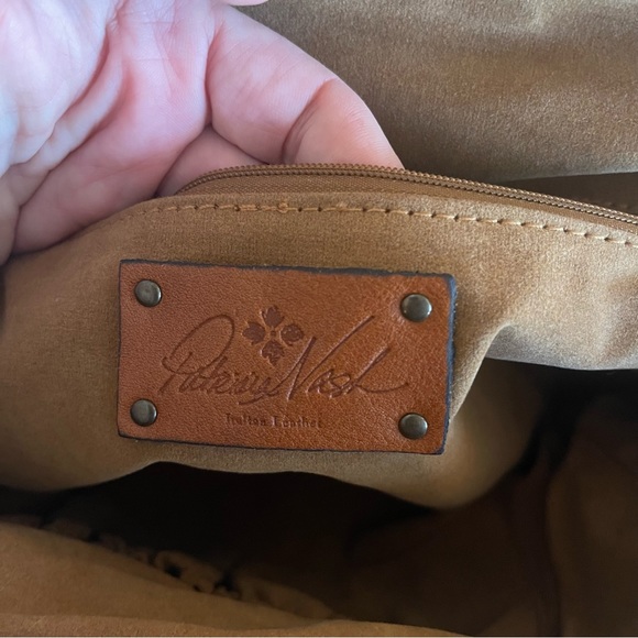 PATRICIA NASH Perforated FRAME Satchel Doctor Bag w/Lock & Key - Picture 5 of 9